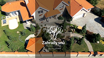 POLOPATĚ - Daniel Purgert zahradysnu.cz , Modelace zahrady, 400m2 pozemek, jezero, potok, altán, bazén