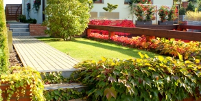 Zahrady snů Daniel Purgert, zahrada s přemostěním, realizace zahrad autorské zahrady ORIGINAL GARDEN